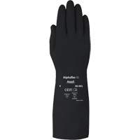 AlphaTec 38001PP Medium Duty Chemical-Resistant Gloves, Size 7, 14" L, Butyl Rubber, 14-mil Nuna Depot Inc.