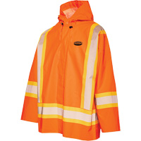 R804 Hurricane Rain Jacket, Small, High Visibility Orange Nuna Depot Inc.