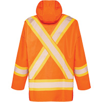 R804 Hurricane Rain Jacket, Small, High Visibility Orange Nuna Depot Inc.