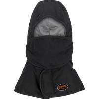 Doublure matelass&eacute;e ignifug&eacute;e Pioneer 765A pour casque de s&eacute;curit&eacute; avec un long cou et embout buccal amovible, Noir/Gris, Coton/FR-Tech/Modacrylique/Nylon Nuna Depot Inc.