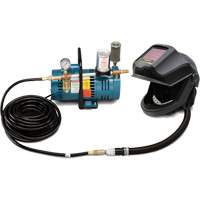 1-Worker DEFENDER Supplied Air Shield & Flip-Front Welding Helmet System Nuna Depot Inc.
