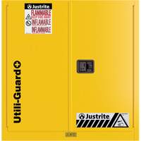 Armoire de s&eacute;curit&eacute; pour produits inflammables Utili-Guard+, 30 gal., 1 Porte(s), 43" La x 44" h x 22" p Nuna Depot Inc.