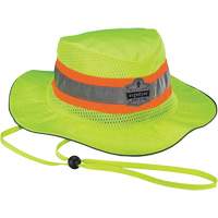 Chapeau de soleil de garde forestier GloWear 8935, petit/moyen, Jaune lime haute visibilit&eacute;, Polyester Nuna Depot Inc.