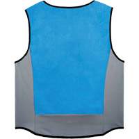 Chill-Its 6667 Wet Evaporative Cooling Vest with Zipper Closure, Medium, Blue Nuna Depot Inc.