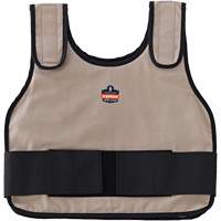 Veste de refroidissement &agrave; changement de phase standard avec sachets de recharge Chill-Its 6230, Petit/Moyen, Khaki Nuna Depot Inc.