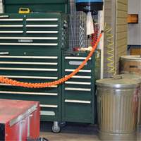 Ensemble de barri&egrave;re &agrave; chaîne magn&eacute;tique pour l'entrep&ocirc;t, Orange Nuna Depot Inc.