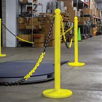 Chaîne de barri&egrave;re en plastique &agrave; deux couleurs, Vert/Blanc Nuna Depot Inc.