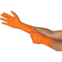 Gants jetables TOUCHNTUFF 93-800, 6,5/7, Latex/N&eacute;opr&egrave;ne/Nitrile, 23,6-mils, Sans poudre, Orange Nuna Depot Inc.