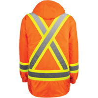 High-Visibility 7-in-1 Jacket, Polyester, High Visibility Orange, X-Small Nuna Depot Inc.