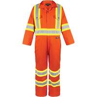High-Visibility Unlined Coveralls, Small, High Visibility Orange Nuna Depot Inc.