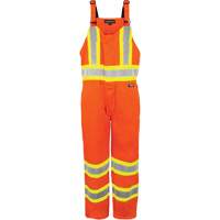 Salopette non doubl&eacute;e haute visibilit&eacute;, T-petit, Orange haute visibilit&eacute; Nuna Depot Inc.