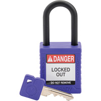 Velocity Safety Lockout Padlock, Purple, Keyed Different, Nylon, 1-1/2" Width Nuna Depot Inc.