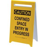 Panneau de sol “Caution Confined Space Entry In Progress”, Anglais Nuna Depot Inc.