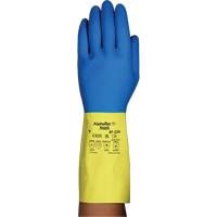 Alphatec&reg; 87-224 Chemical-Resistant Gloves, Size 7, 12.8" L, Neoprene/Rubber Latex, Cotton/Flock-Lined Inner Lining, 26.8-mil Nuna Depot Inc.