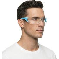 Lunettes de s&eacute;curit&eacute; bleu/blanc Adapt Lite, Lentille Transparent, Antibu&eacute;e/Anti-&eacute;gratignures, ANSI Z87+/R&eacute;pond ou surpasse la norme CSA Z94.3 Nuna Depot Inc.