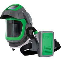 Masque de respirateur Z-Link avec joint de visage, visi&egrave;re & montage &agrave; ceinture, Respirateur &agrave; masque/Masque de soudage, Pile Lithium-ion Nuna Depot Inc.