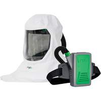 Respirateur T-Link avec casquette, tube de respiration, montage &agrave; la ceinture & APR motoris&eacute; PX5, Cagoule ample & visi&egrave;re, Pile Lithium-ion Nuna Depot Inc.