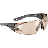 RUSH+ 2.0 M/L Safety Glasses with Black & Grey Frame, Copper Lens, Anti-Fog/Anti-Scratch, ANSI Z87+ Nuna Depot Inc.