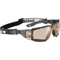 RUSH+ 2.0 XP M/L Safety Glasses with Black & Grey Frame, Copper Lens, Anti-Fog/Anti-Scratch, ANSI Z87+ Nuna Depot Inc.