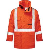 Avenger 9 oz High-Visibility Insulated Parka, Style 515, Men's, X-Small, Orange Nuna Depot Inc.
