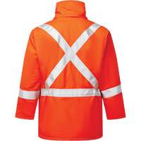 Avenger 9 oz High-Visibility Insulated Parka, Style 515, Men's, X-Small, Orange Nuna Depot Inc.