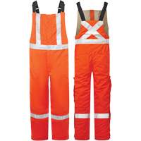 Avenger 9 oz High-Visibility Insulated Bib Pants, Style 525, Men's, X-Small, Orange Nuna Depot Inc.