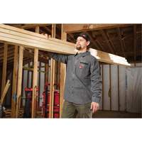 Chemise en flanelle GRIDIRON, Hommes, Petit, Gris Nuna Depot Inc.