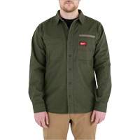 Chemise en flanelle GRIDIRON, Hommes, Petit, Vert Nuna Depot Inc.