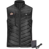 N-Ferno&reg; Rechargeable Heated Vest with Battery Power Bank, Men's/Unisex/Women's, Small, Black Nuna Depot Inc.
