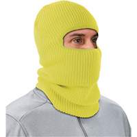 N-Ferno&reg; 2-Layer Rib Knit Freezer Balaclava Face Mask, Acrylic, High-Visibility Lime Green Nuna Depot Inc.
