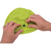 N-Ferno&reg; Winter Skull Cap with LED Rechargeable Light, Fleece Lining, One Size, High-Visibility Lime Green Nuna Depot Inc.
