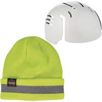 N-Ferno&reg; Reflective Rib Knit Winter Hat & Bump Cap Insert, Acrylic Lining, Medium/Small, High-Visibility Lime Green Nuna Depot Inc.