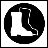 &eacute;tiquettes avec pictogramme Right to Know - Bottes, Vinyle, Feuille, 5/8" lo x 3/4" la Nuna Depot Inc.