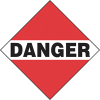 Danger Mixed Load TDG Placard, Plastic Nuna Depot Inc.
