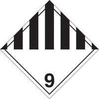 Miscellaneous Danger TDG Placard, Plastic Nuna Depot Inc.