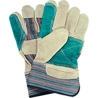 Double-Palm Fitters Gloves, Large, Split Cowhide Palm, Cotton Inner Lining Nuna Depot Inc.