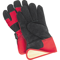 Gants d'ajusteur doubl&eacute;s pour l'hiver &agrave; chaleur sup&eacute;rieure, Grand, Paume en Cuir de vache refendu, Doublure en Thinsulate Nuna Depot Inc.