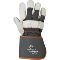 Endura&reg; Fitters Work Gloves, One Size, Grain Cowhide Palm, Cotton Inner Lining Nuna Depot Inc.