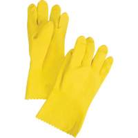 ChemStop Gloves, Size Small/7, 12" L, Latex, Flock-Lined Inner Lining, 16-mil Nuna Depot Inc.