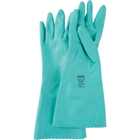 StanSolv&reg; Embossed Z-Pattern Grip Gloves, Size Small/7, 14" L, Nitrile, Interlock Inner Lining, 11-mil Nuna Depot Inc.