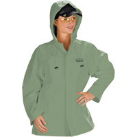 Hurricane Flame Retardant/Oil Resistant Rain Suits - Jacket, 4X-Large, Green Nuna Depot Inc.