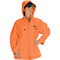Hurricane Flame Retardant/Oil Resistant Rain Suits - Jacket, 4X-Large, High Visibility Orange Nuna Depot Inc.