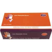 Industrial Grade Gloves, Medium, Latex, Powdered, White Nuna Depot Inc.