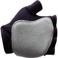 Gants antichocs sans doigts, main droite, T-petit, Paume en Cuir refendu, Poignet &agrave; enfiler Nuna Depot Inc.