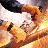 Gants antivibrations Air Glove, Taille T-petit, Paume Cuir fleur Nuna Depot Inc.