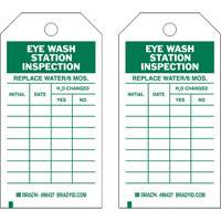 Inspection Record Tags, Polyester, 4" W x 7" H, English Nuna Depot Inc.