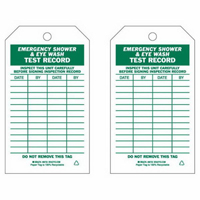 Test Record Inspection Tags, Paper, 4" W x 7" H, English Nuna Depot Inc.