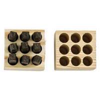 Number Steel Stamp Punch Set, # 4/6/3/2/1/8/9/7/5, 1/4" Nuna Depot Inc.