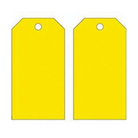 Blank Accident Prevention Tags, Metal, 3" W x 5-3/4" H Nuna Depot Inc.