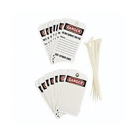 &eacute;tiquettes auto-plastifiantes pour la pr&eacute;vention des accidents, Polyester, 3" la x 5-3/4" h, Anglais Nuna Depot Inc.